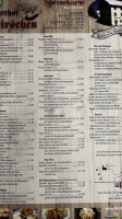 Gasthof Hirschen menu