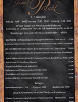 Prankl Martin - Gasthof Prankl - Altes Schiffmeisterhaus menu
