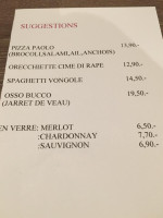 Bella Napoli Ii menu