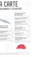Hesper Park menu