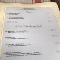 Restaurant Mediterran menu