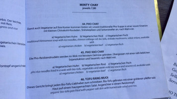 Basil - Vietnamese Eatery and Bar menu