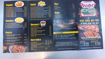 Pizza Kebab Bueri menu