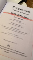 Swiss Chalet menu