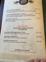 Landhaus menu