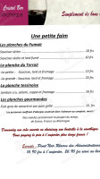 Cristal Bar Vinothèque menu
