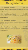 Suwannaphum menu