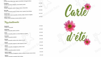 Le Carnotzet menu