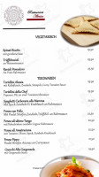 Restaurant Alessia menu