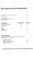 Alprestaurant Babental menu