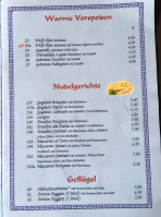 Grill Pizzeria Zum Wilhelmsplatz menu