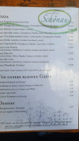 Gasthof Schoenau menu