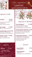 Römerkeller menu
