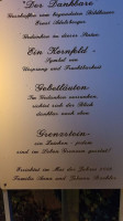 Landgasthof Bachlerhof menu