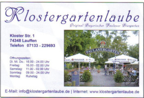 Klostergartenlaube outside