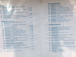 Chinapalast menu