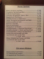 Fiaker menu