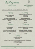 Schlosswirt Tratzberg menu