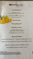 Krennmayers Restaurant menu