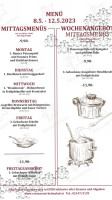 Restaurant Helmahof menu