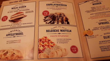 Cafe Gutenberg menu