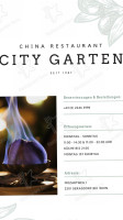 China City Garten Gerasdorf menu