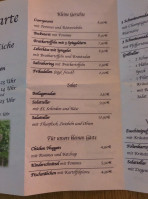 Gaststätte Zur Eiche menu