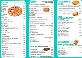 Kebap Pizzahaus Çetİn menu