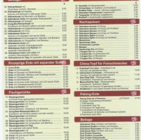China Restaurant Lotus menu