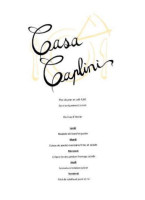 Casa Caplini menu