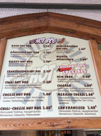 der Hot Dog Laden menu