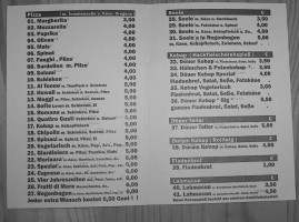 Regenbogen Imbiss menu
