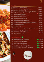 Papillon menu