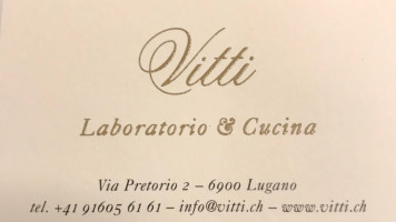 RISTORANTE CAFFE' VITTI menu