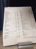 Bar Atelier menu