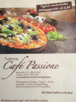 Cafe Passione food