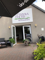 Thyra Fuchs outside