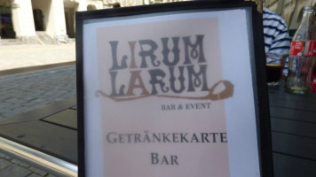 Lirum Larum food