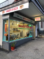 Wasen Pizza outside