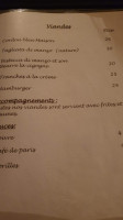 De La Cigogne menu
