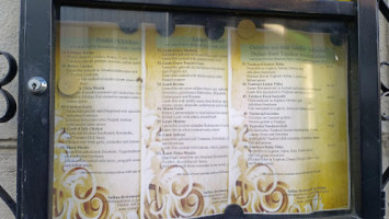 Tajmahal menu