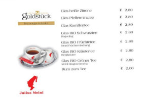 Goldstueck Braunau Cafe | Brasserie menu