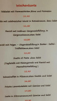 La Zitella menu
