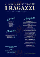 I Ragazzi menu