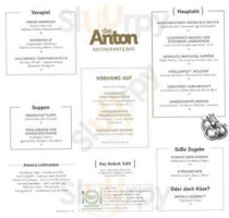 & Bar Das Anton menu