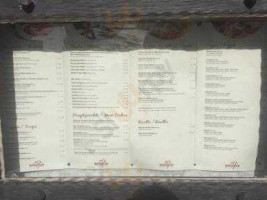 Bellevue Restaurant Pension menu