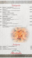 Rondinella menu