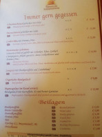 Tauber's Johannes Zeche Und menu