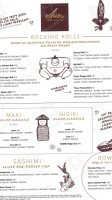 Kombu Japanse Fusion Eatery menu