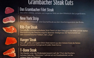Das Grambacher menu